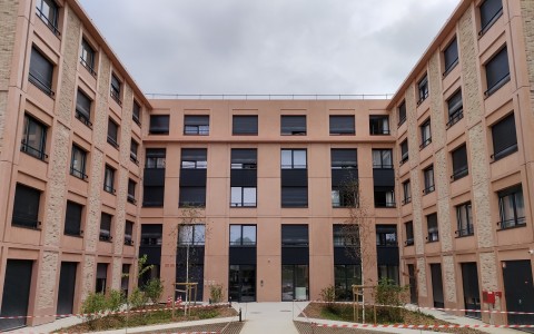 Panneaux simple peau - Béton ocre rose