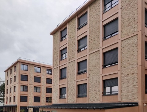 Panneaux simple peau - Béton ocre rose