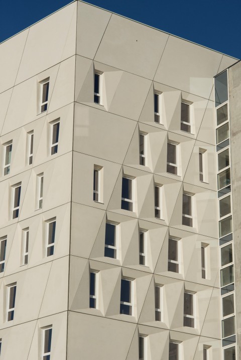 Panneaux simple peau - Béton lisse blanc