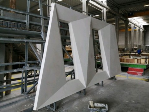 Panneaux simple peau - Béton lisse blanc